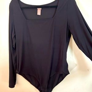 H&M square neck bodysuit